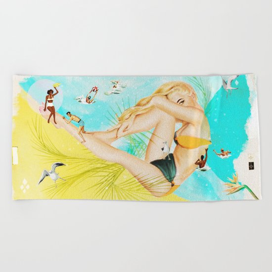Beach Party Beach Towel