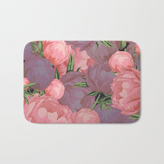 Peonies Bath Mat