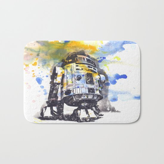 R2D2 from Star Wars Bath Mat