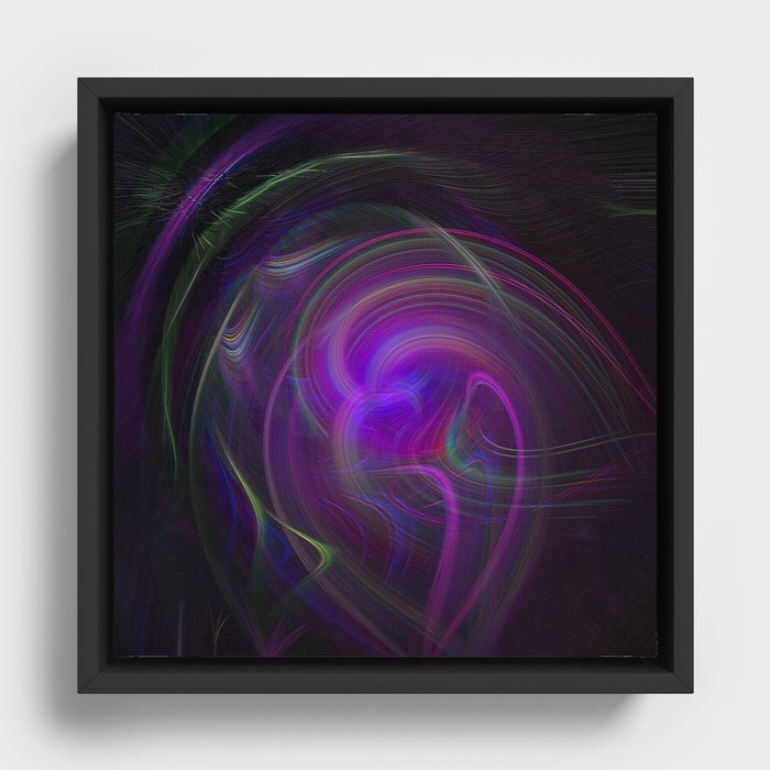Lightworker healing energy Framed Canvas