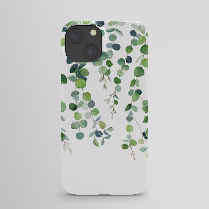 Eucalyptus Watercolor 4 iPhone Case