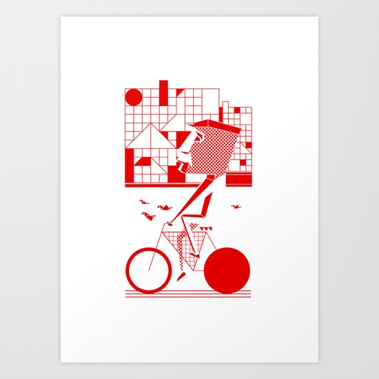 Bicycle I. Art Print