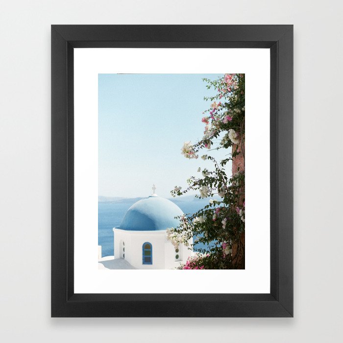 Santorini, Greece Framed Art Print