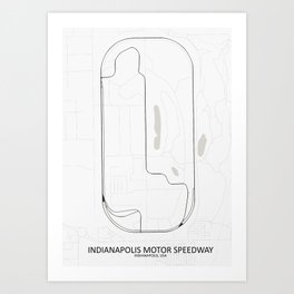 Indianapolis Motor Speedway Art Print