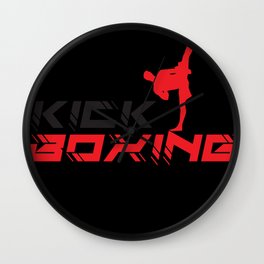 Kickboxing Krav Maga Taekwondo Training Wall Clock