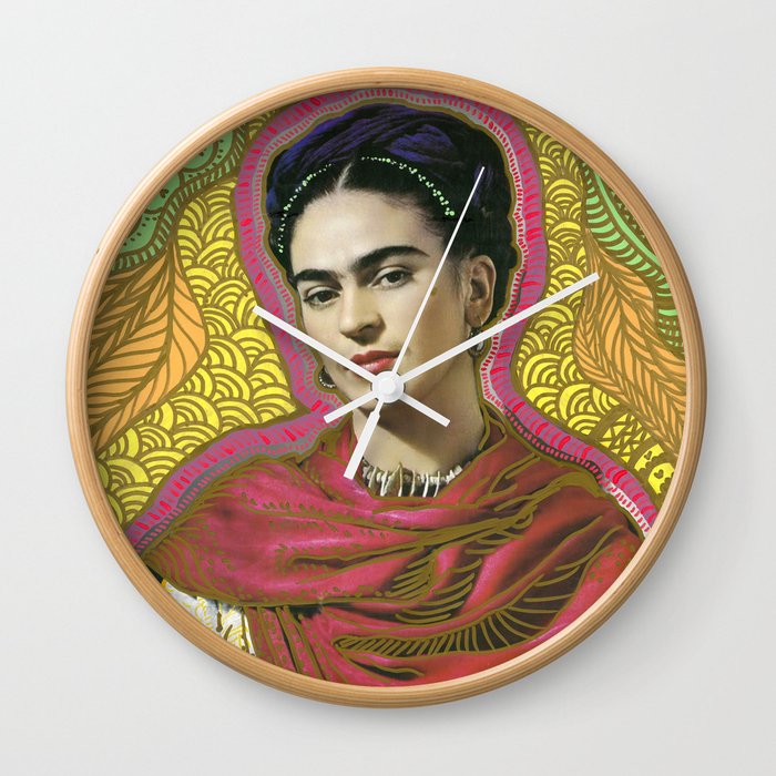 Holy Frida / Santa Frida Wall Clock