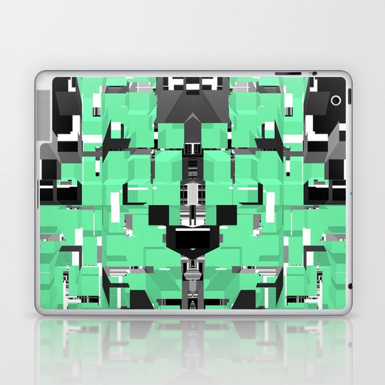 Digital Squares Laptop & iPad Skin