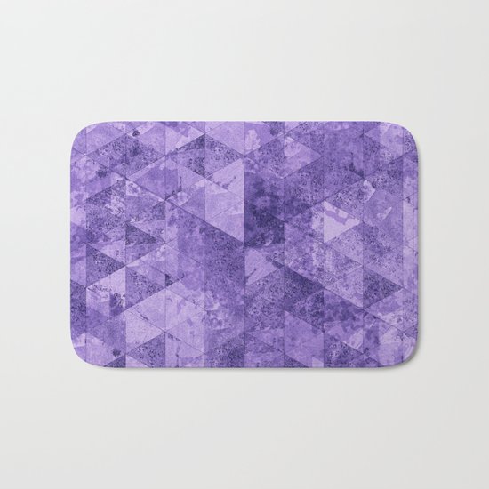 Abstract Geometric Background #17 Bath Mat