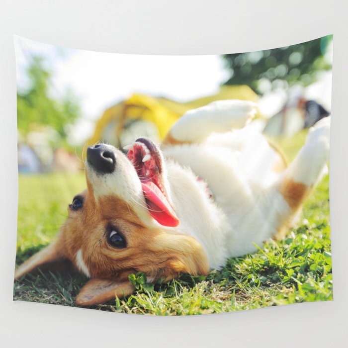 Funny Dog Wall Tapestry