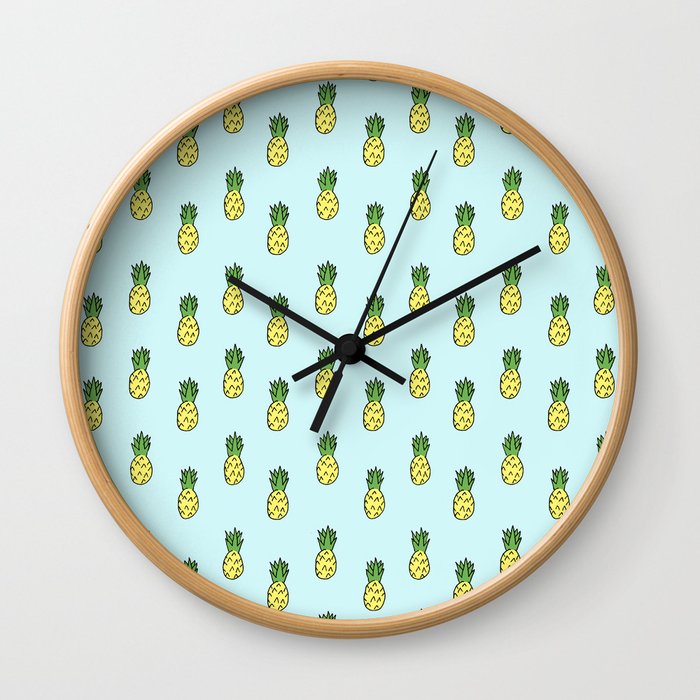 Pineapples 3.0 Wall Clock
