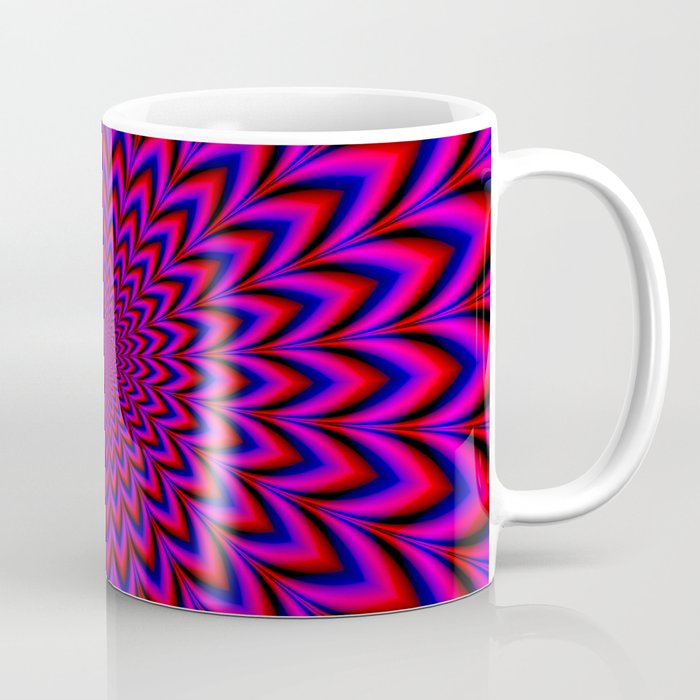 Pulse in Red and Blue Coffee Mug