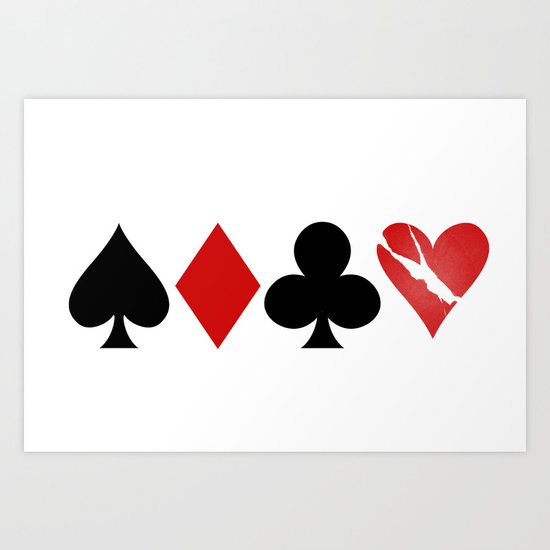 Love is a Game Art Print