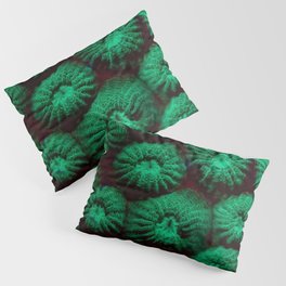 Fluorescent coral polyps Pillow Sham