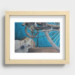 Just a nap Recessed Framed Print