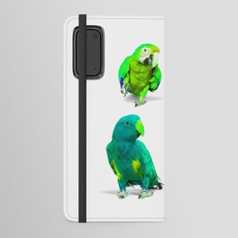 Adorable Parrot Bird Group Android Wallet Case