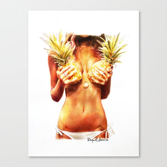 Pineapples Canvas Print