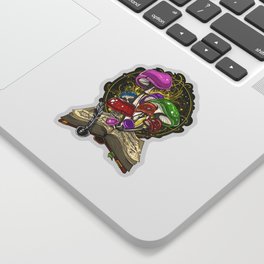 Fairy Magic Mushrooms  Sticker