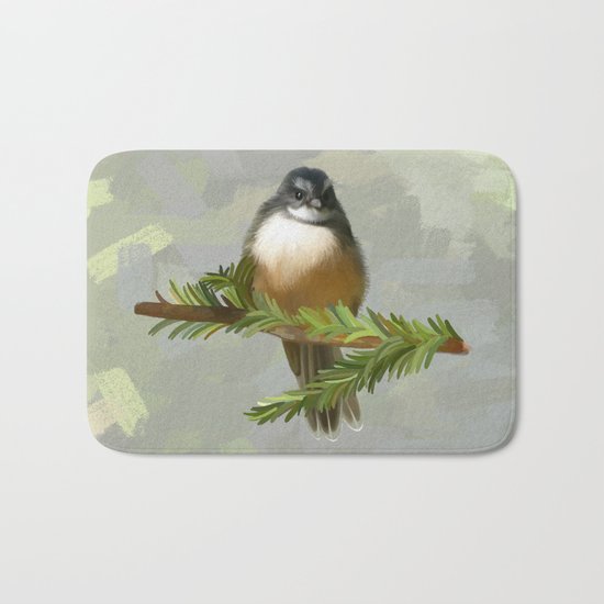 Fantail chick Bath Mat