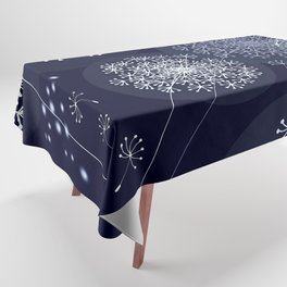 MIDNIGHT MAGIC DANDELION - BLUE by MS Tablecloth