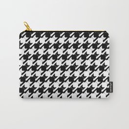 cats-tooth in black and white (houndstooth pattern) Carry-All Pouch
