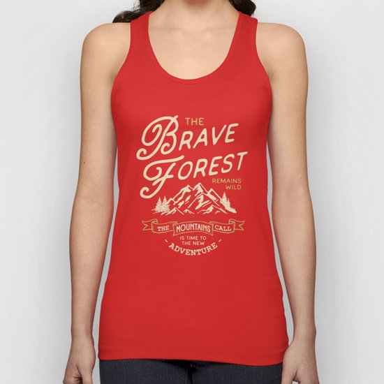 BRAVE FOREST Unisex Tank Top