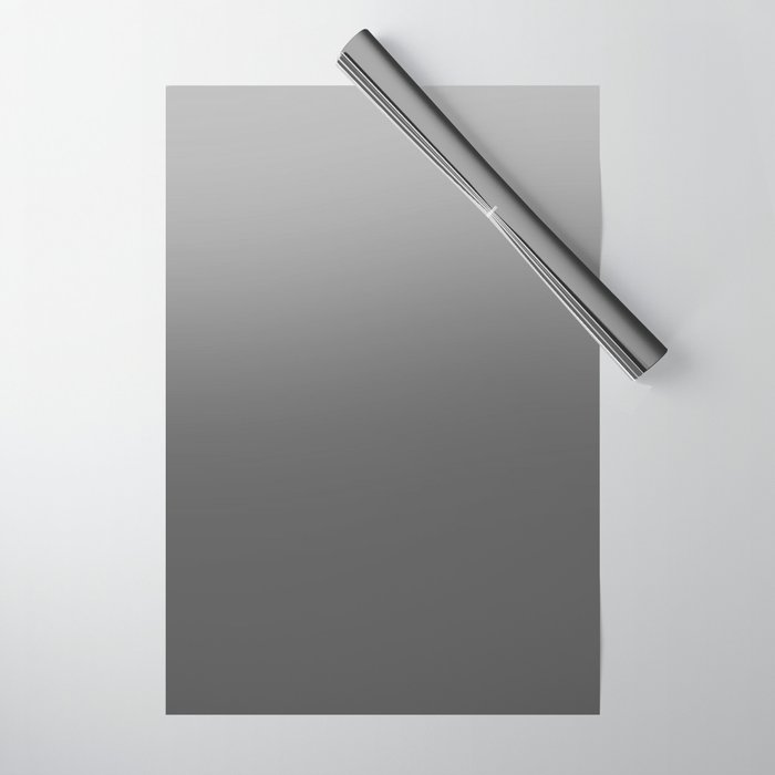 Grey And White Gradient Wrapping Paper