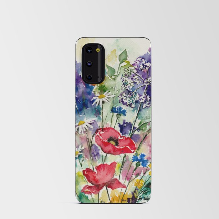 Spring Flowers Watercolour Android Card Case
