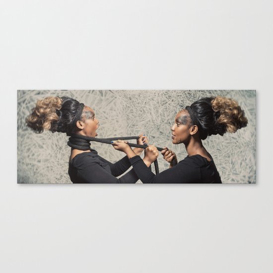 At War with Oneself Canvas Print