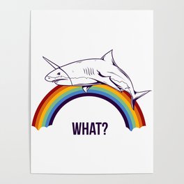 Shark - What? Poster
