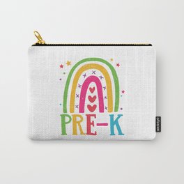 Pre-K Rainbow Colorful Carry-All Pouch