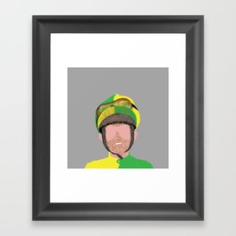 jockey Framed Art Print