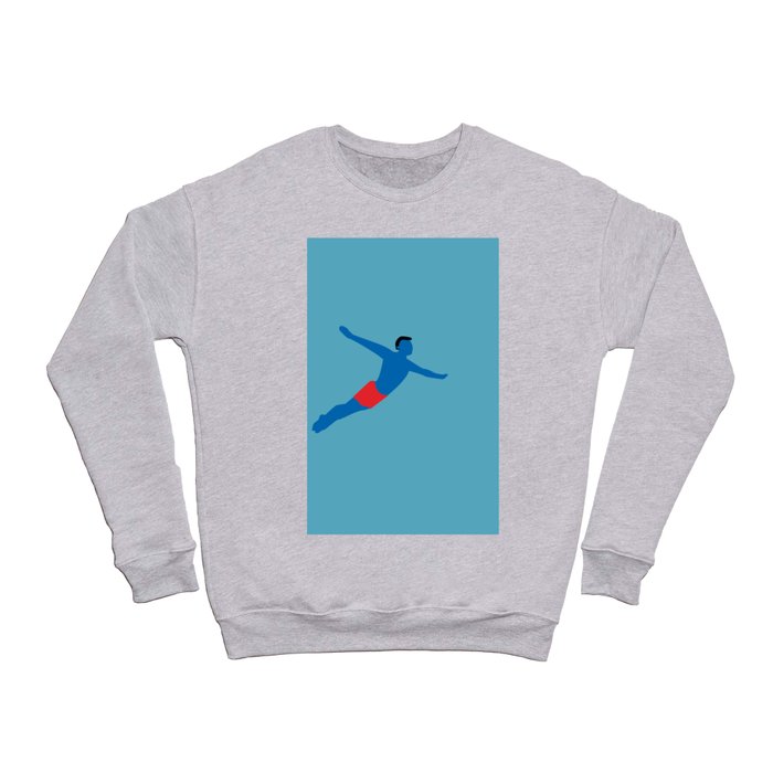 Flying man Crewneck Sweatshirt
