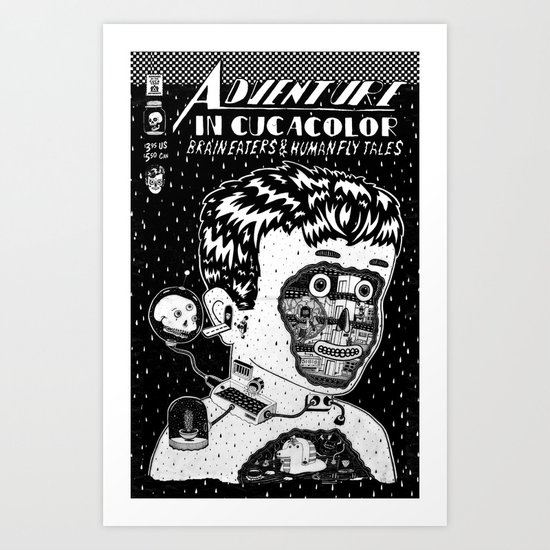 adventures in cucacolor Art Print