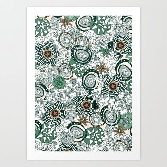 succulents limited Art Print