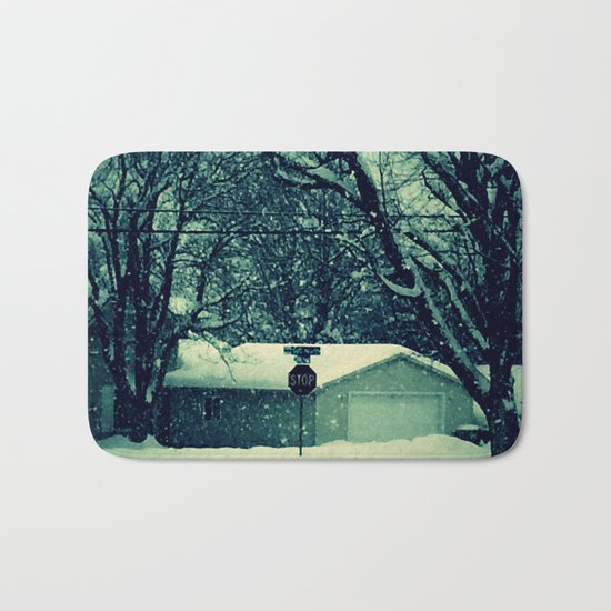 Stop snowing Bath Mat