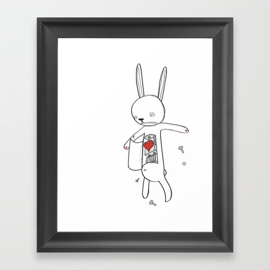RABBIT FIX 2 Framed Art Print