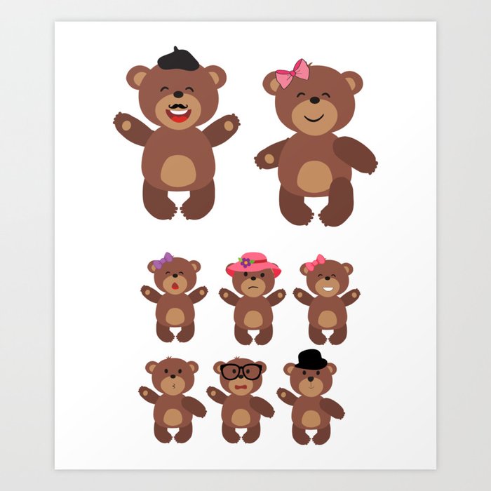 family teddy bear