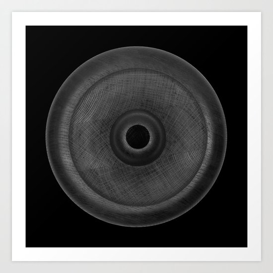Demi-Stock Black Piece 3 Art Print