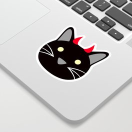 Devil Kitty Sticker