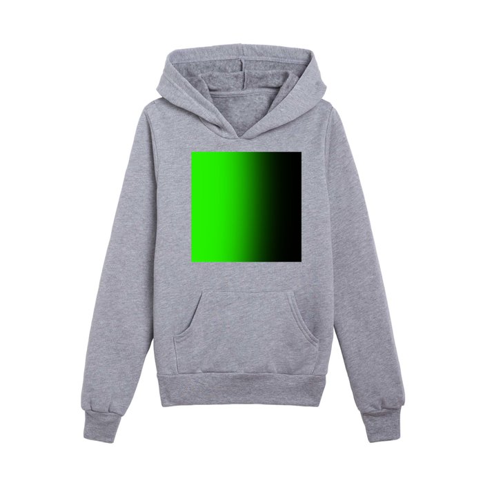 Color Fade To Black Ombre 56 Kids Pullover Hoodie by Seven Mustard