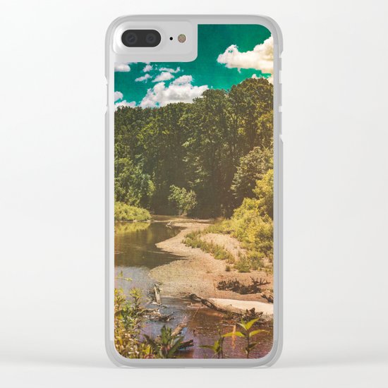 Black River Clear iPhone Case