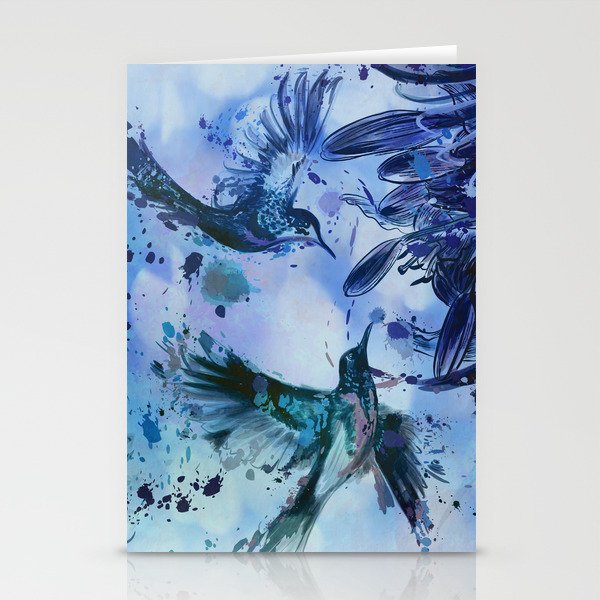 Birds In Flight Abstract Stationery Cards By Talins Society6