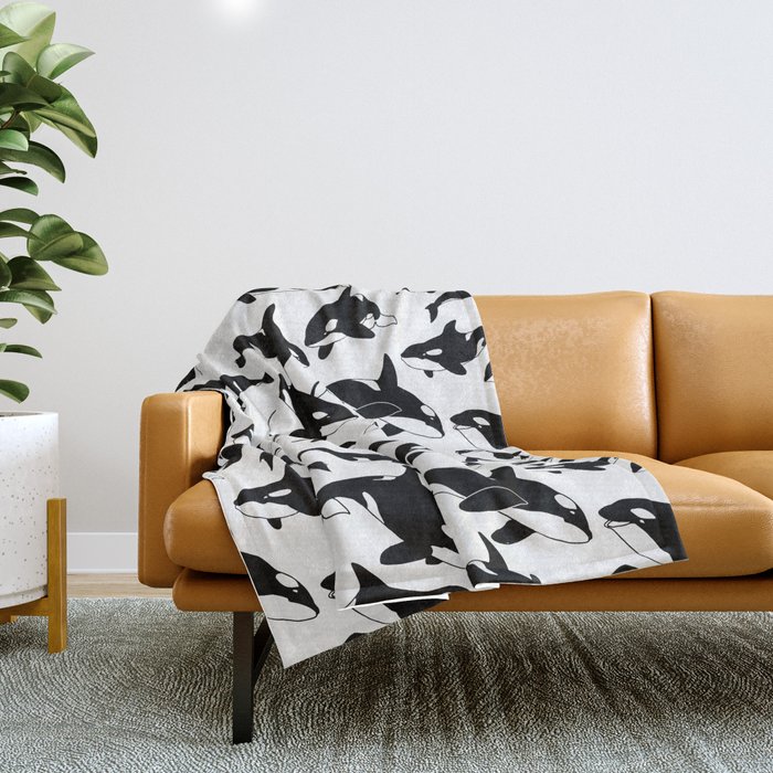 Orca Throw Blanket