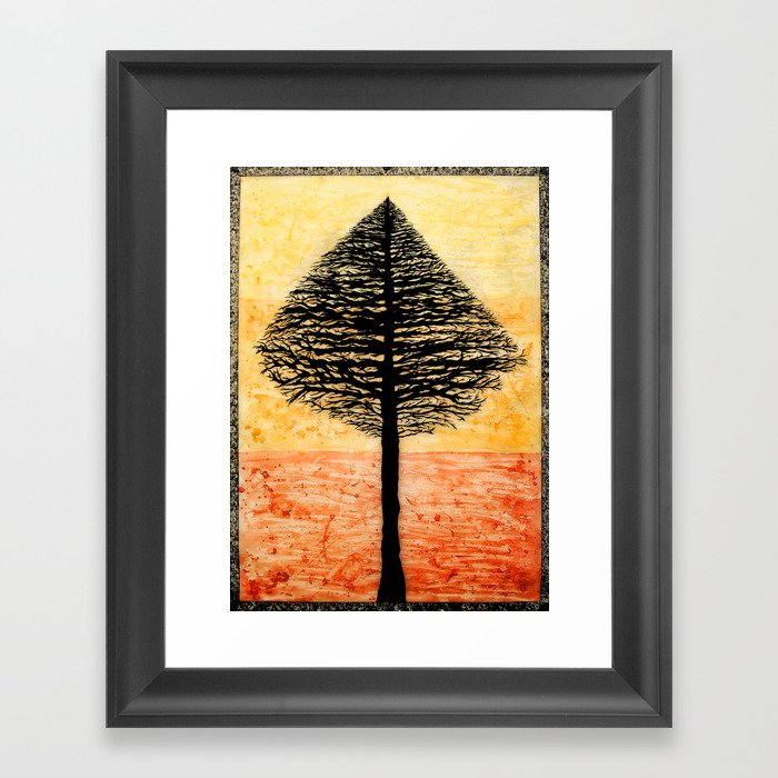 Tree Top. Framed Art Print