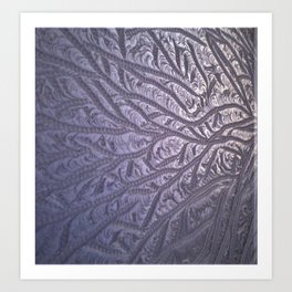 frost pattern Art Print