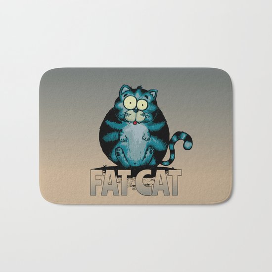 Fat Cat Bath Mat