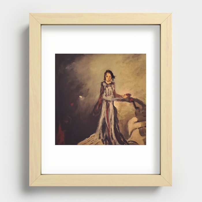 Joan of Arc  Recessed Framed Print
