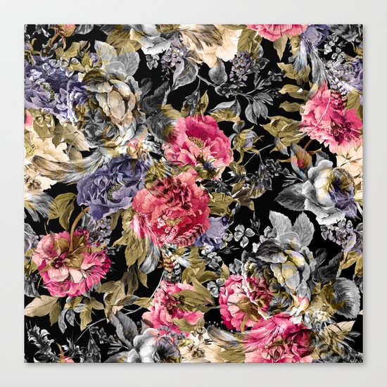 Seamless Floral Pattern Canvas Print