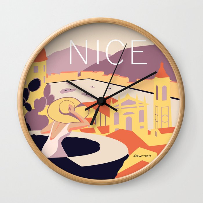 Nice – Sunset Version Wall Clock