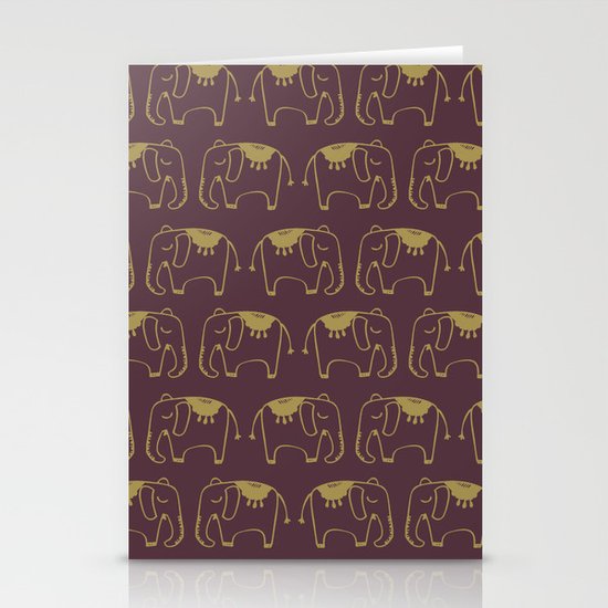 INDIAN ELEPHANTS Stationery Cards
